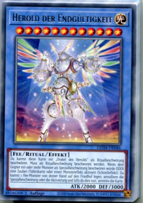 Yu-GI-OH Herold der Endgültigkeit Rare GEIM-DE046 NEU!