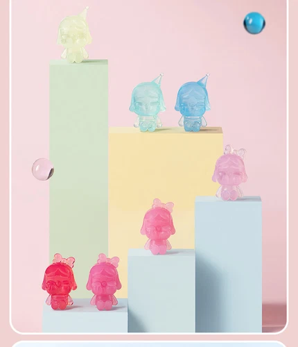 POPMART popbean CRYBABY MINI doll Gradient Rainbow Series Set - Picture 11 of 19