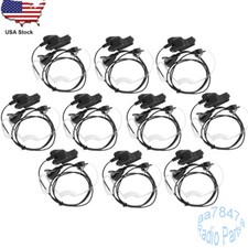 10  Mic Headset Earpiece For XTS1500 XTS2250 XTS2500 XTS5000 PR1500 JT1000 Radio