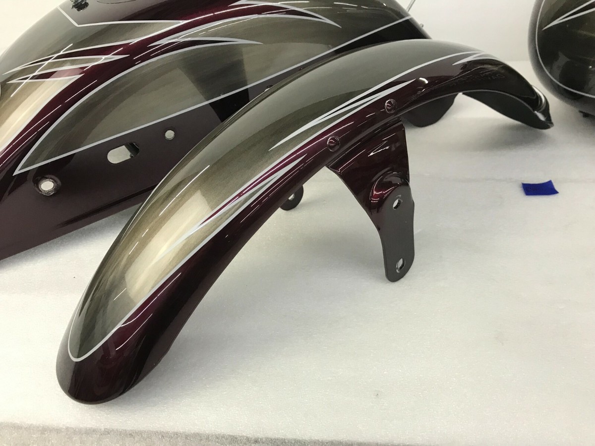 2002-2006 Harley-Davidson Deuce Custom Fender Radical Paint Set