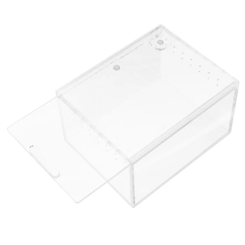  Reptile Feeding Box Baby Spider Breeding Gecko Terrarium Kit Habitat Tank