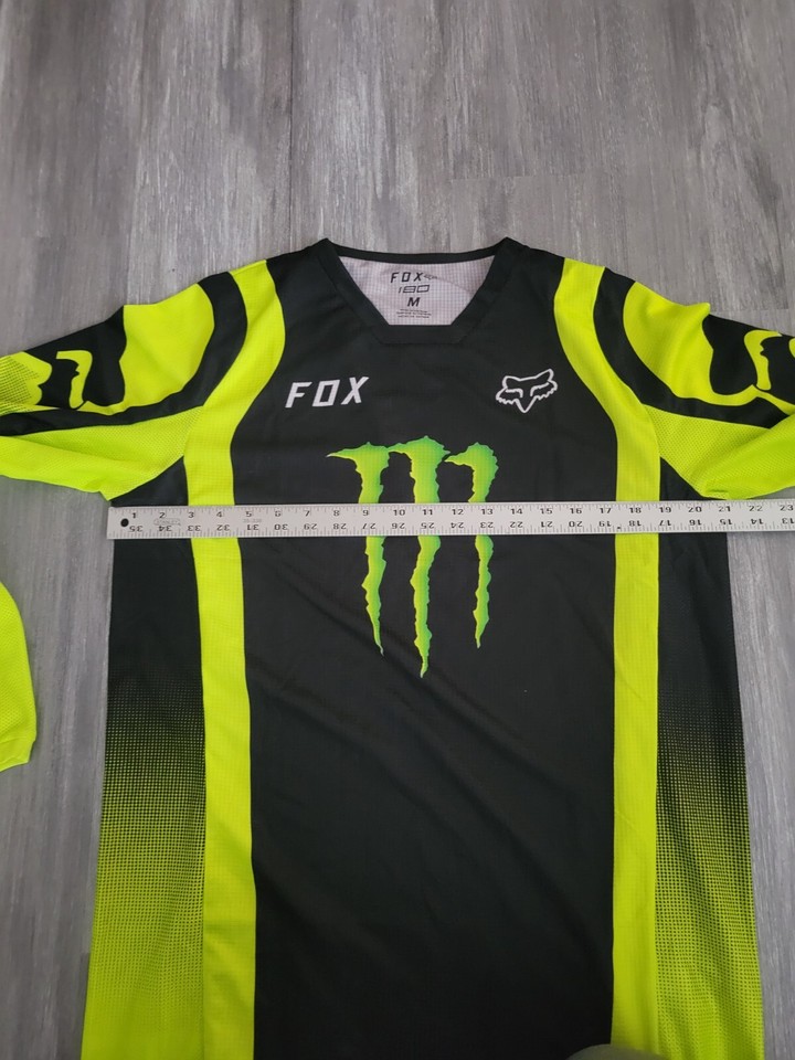 FOX RACING 180 MONSTER JERSEY Medium Moto MTB Mountain Biking Dirt Bike