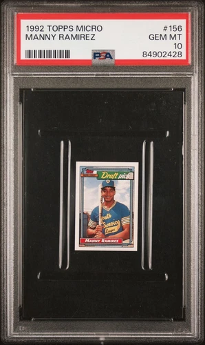 1992 Topps Micro #156 Manny Ramirez RC PSA 10 GEM MINT 💎