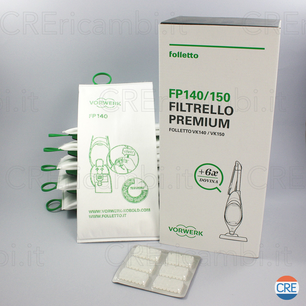Filtri Aspirapolvere 12 Sacchetti 2 Filtri Per Folletto VK140 VK150 | Ricambi Originali Per Aspirazione Folletto Aspirapolvere - Foto 4