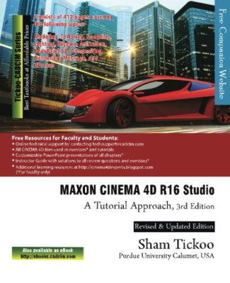 MAXON CINEMA 4D R16 Studio: A Tutorial Approach - Paperback NEW Univ, Prof Sham
