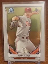 Matt Imhof Philadelphia Phillies 2014 Bowman Chrome Draft Card