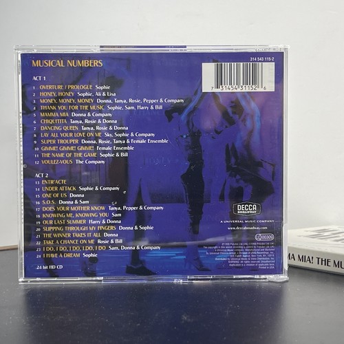 Mamma Mia! by Various Artists (CD, 2000) ABBA THE MUSICAL w sleeve - Foto 5 di 7