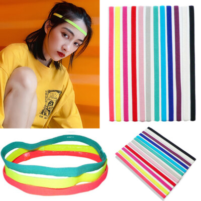 3Er-Pack Sporthaarband Stirnband Haargummi Haarband für Sport Fussball, Fitne  