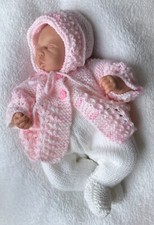 BABY KNITTING PATTERNS DK 90 MILLIE BABY OR REBORN DOLLS PRECIOUS NEWBORN KNITS