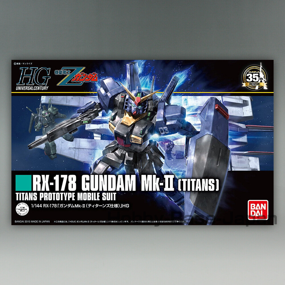 HGUC 1/144 RX-178 GUNDAM Mk-2(TITANS)[Japan Import] BANDAI SPIRITS