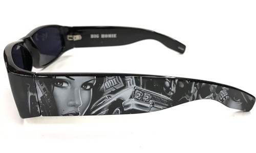 Authentic Dyse One Shades KingPin Wood Sunglasses - California Lowrider Locs Style, Arm Length 145mm