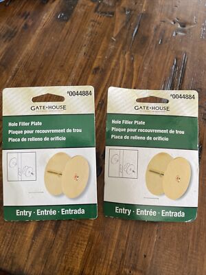 2-Gatehouse Entry Hole Filler Plates 0044884 / U9516-L (NEW)