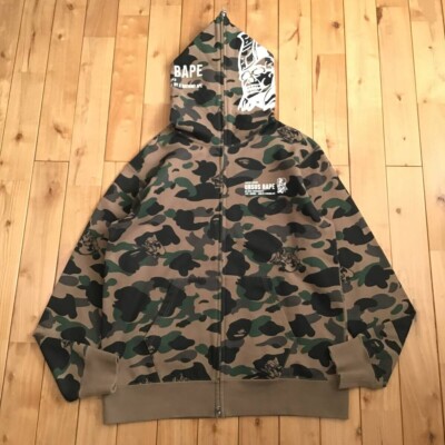 URSUS BAPE full zip hoodie BAPE camo A Bathing Ape Size 2XL | eBay