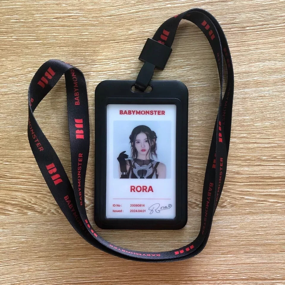 BABYMONSTER RORA FANMEET SEE YOU THERE LANYARD ID CARD FRAME