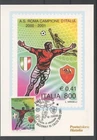 ITALY 2001 FDC POSTCARD ROME CHAMPION OF ITALY cancellation ROME PHILATELIC