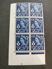 GB QEII 1968 5d royal blue. SGNI10. Cylinder number 1 dot. MNH block of 6.