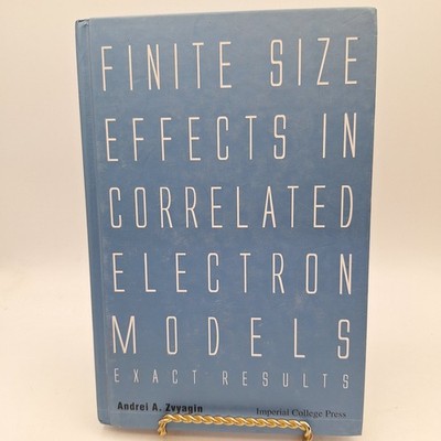 Finite Size Effects in Correlated Electron Models: Exact Results ~ Zvyagin ~ HC