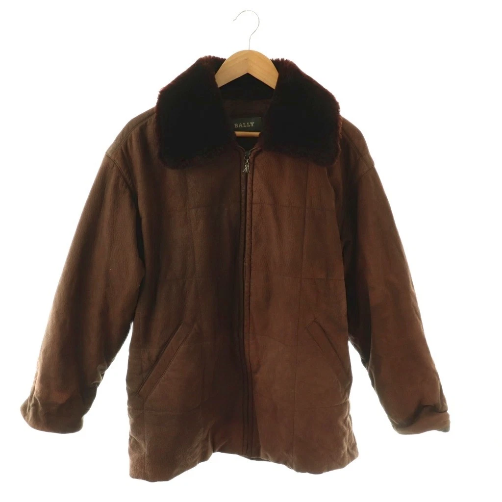 Bally Brown Leather Outer Shell Coats, Jackets & Vests for Men for
