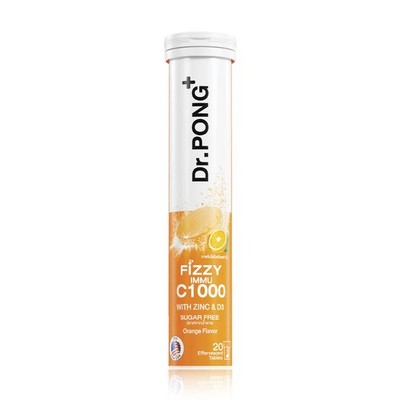Dr.PONG FIZZY IMMU C1000 20 Tabs