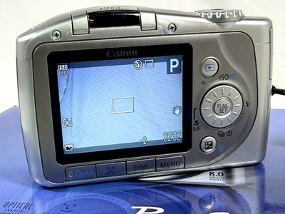 Canon PowerShot SX100 IS 8.0mp 10x Zoom Compact Camera Silver 2 mb