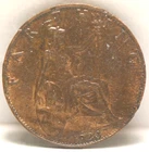 1923 George V Farthing — photo from another recent sale
