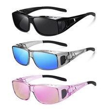 Sunglasses Fit Over Glasses Polarized for Men Women, Wrap-Around Glasses UV40