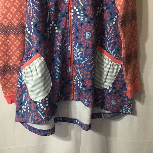 Matilda Jane Up North Hoodie Mixed Patterns 12 Cozy town relaxed tween - Picture 4 of 7