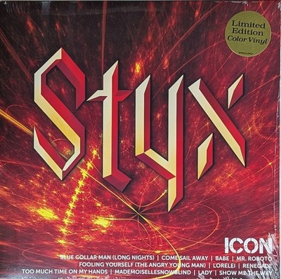 STYX Icon SEALED limited edition LP Orange Vinyl