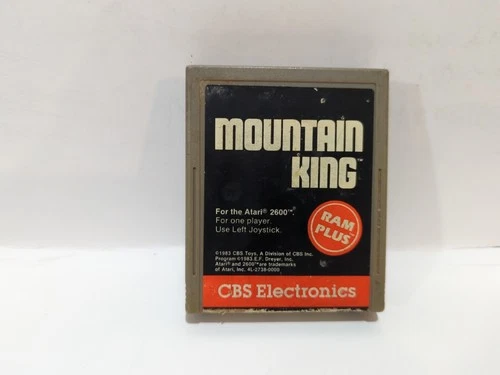 Mountain King  (Atari 2600, 1983)  Authentic Cartridge, tested.