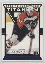 2002-03 Pacific Private Stock Titanium Blue 167/450 Jeremy Roenick #76 HOF 0c3