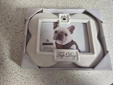 NIB: Malden Ceramic Picture Frame Top Dog Paw for 3" x 5" Photograph of Your Dog