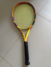 Babolat Pure Aero Rafa Tennis Racket. Brand new strings strung at 54.5-55.5lb DT