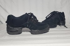 Girls Women's BLOCH Black Dance Ballet Training Tennis Shoes, Size 4