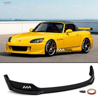 For 04-10 Honda S2000 AP2 Unpainted Urethane 1Pc Type R Style Front Bumper Lip