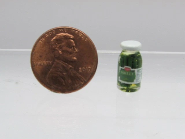 CINDI'S MINIS Dollhouse Miniature Detailed Replica Sweet Pickle Jar GF102