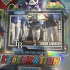 RARE 2026 Topps Celebration Dugout Peeks Junior Caminero SSP #/10 Black Border