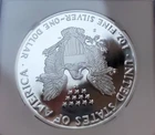 1986-S 1oz  Proof Silver American Eagle Dollar PR70 DCAM