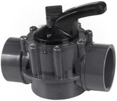 Hayward 2 Port Pvc Diverter Valve 2In Skt 25In Spg Dark Gray PSV2S2DGR