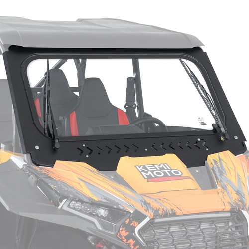 Vented Glass Windshield W/Dual Manual Wiper For Polaris RZR XP 1000/ 4 2024-2026
