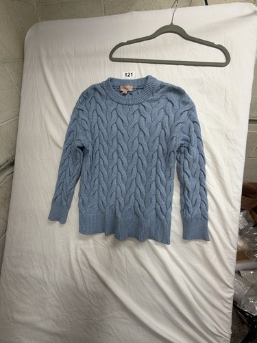 Philosophy Republic Clothing Women's Cable Knit Crew Neck Pullover Sweater