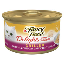 Purina Fancy Feast Delights With 3 Ounce Pack of 24 , Chicken  Cheddar