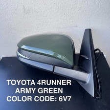 NEW ARMY GREEN Mirror fits 2022 4Runner Passe...