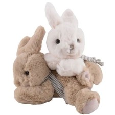 Kaninchen "Buster & Coco" braun / weiß Plüschtier  Bukowski Design 