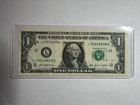 2021 $1 Federal Reserve Note – Bleeding Ink Error – Circulated Condition — photo 1