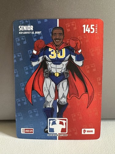 Bo Jackson Battle Arena “Senior” Logofoil Brawl SP “Ken Griffey Sr.” LOGO-679
