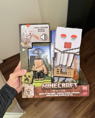 Mattel Minecraft Movie Blast Attack Ghast Action Figure Set Lights & Sounds NEW