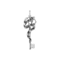 Thomas Sabo AnhäNger Schlange Schwarze Steine PE983-691-11