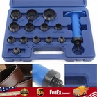 Hollow Punch Hole Punch Set Gasket Punch Set 3/16” to 1-3/8” Inch (5-35mm)