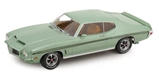 KK Scale 1:18 PONTIAC LEMANS GTO LIGHT GREEN METALLIC 1972 Diecast Model