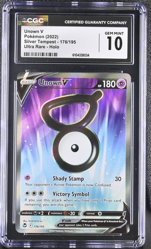 Unown V graded CGC 10 for sale on eBay